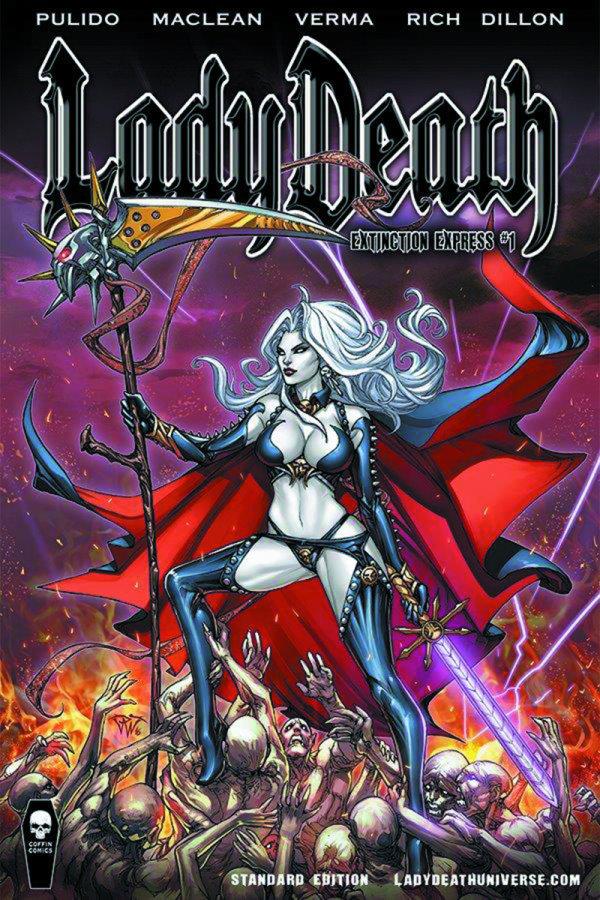 Lady Death: Extinction Express #1 (2016) Comic Books Lady Death: Extinction Express