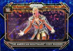 The American Nightmare' Cody Rhodes [Under Card Blue] Wrestling Cards 2023 Panini Prizm WWE Prices