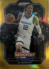 Ja Morant [Gold] Basketball Cards 2022 Panini Prizm Monopoly All Stars Prices