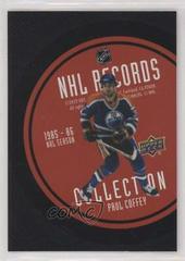 Paul Coffey #RB-18 Hockey Cards 2021 Upper Deck Record Collections Prices