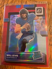 Will Levis [Red] #4 Football Cards 2023 Panini Chronicles Draft Picks Donruss Optic Rated Rookie Prices
