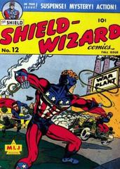Shield-Wizard Comics #12 (1943) Comic Books Shield-Wizard Comics Prices