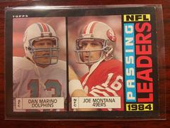 Dan Marino/Joe Montana Football Cards 1985 Topps Prices