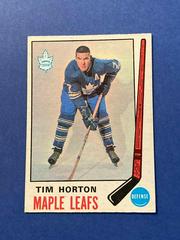 Tim Horton #182 Hockey Cards 1969 O-Pee-Chee Prices