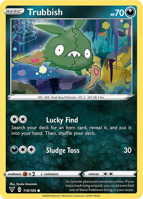 Trubbish #110 Pokemon Vivid Voltage