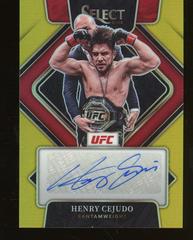 Henry Cejudo [Gold] #SG-HCJ Ufc Cards 2022 Panini Select UFC Signatures Prices