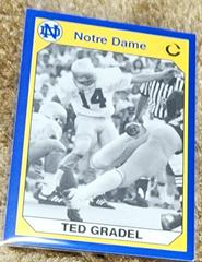 Ted Gradel Football Cards 1990 Notre Dame Collegiate Collection Prices
