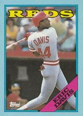 Eric Davis #J Baseball Cards 1988 Topps Box Panels Hand Cut Prices