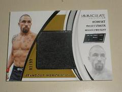 Robert Whittaker #SM-RWT Ufc Cards 2021 Panini Immaculate UFC Standout Memorabilia Prices