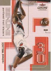 Rasheed Wallace Basketball Cards 2003 Fleer Genuine Insider Prices