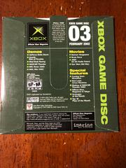Back Of Cardboard Sleeve  | Official Xbox Magazine Demo Disc 3 Xbox