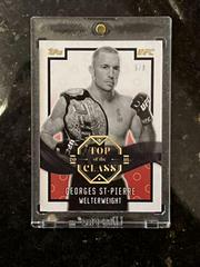 Georges St Pierre [Red] Ufc Cards 2016 Topps UFC Top of the Class Prices