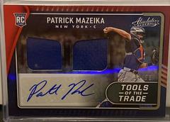 Patrick Mazeika [Spectrum Red] #TT2S-PM Baseball Cards 2022 Panini Absolute Tools of the Trade 2 Swatch Signatures Prices