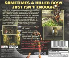 Back Cover | Tomb Raider [Black Label] Playstation