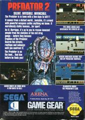 Predator 2 - Back | Predator 2 Sega Game Gear