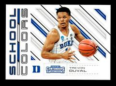 Trevon Duval #22 Basketball Cards 2018 Panini Contenders Draft Picks School Colors Prices