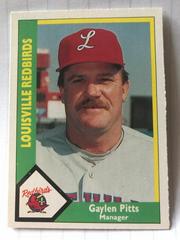 Gaylen Pitts Baseball Cards 1990 CMC Louisville Redbirds Prices