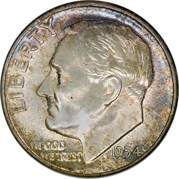 1954 [PROOF] Coins Roosevelt Dime