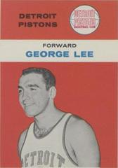 George Lee #27 Basketball Cards 1961 Fleer Prices