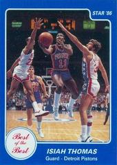 Isiah Thomas #13 Basketball Cards 1986 Star Best Of The Best Prices