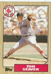 Tom Seaver #425 Baseball Cards 1987 Topps Prices