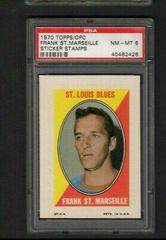 Frank St. Marseille Hockey Cards 1970 Topps OPC Sticker Stamps Prices