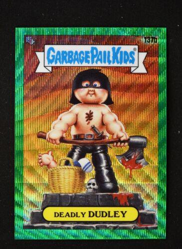 DEADLY DUDLEY [Green Wave] #137b 2021 Garbage Pail Kids Chrome