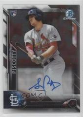 Stephen Piscotty Baseball Cards 2016 Bowman Chrome Rookie Autographs Prices