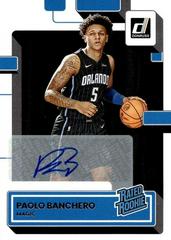 Paolo Banchero [Signature] #201 Basketball Cards 2022 Panini Donruss Prices