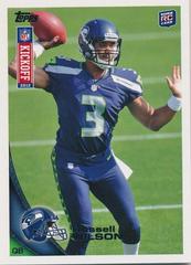 Russell Wilson Football Cards 2012 Topps Kickoff Prices