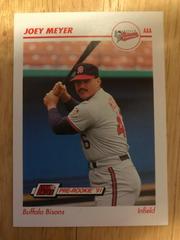 Joey Meyer #36 Baseball Cards 1991 Impel Line Drive Prices