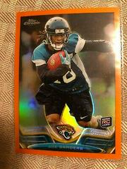 Ace Sanders [Orange Refractor] #79 Football Cards 2013 Topps Chrome Prices