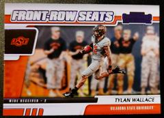 Back | Tylan Wallace [Purple] Football Cards 2021 Panini Contenders Draft Picks Front Row Seats