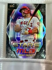 Mike Trout | Mike Trout [Black] Baseball Cards 2023 Topps Stars of MLB