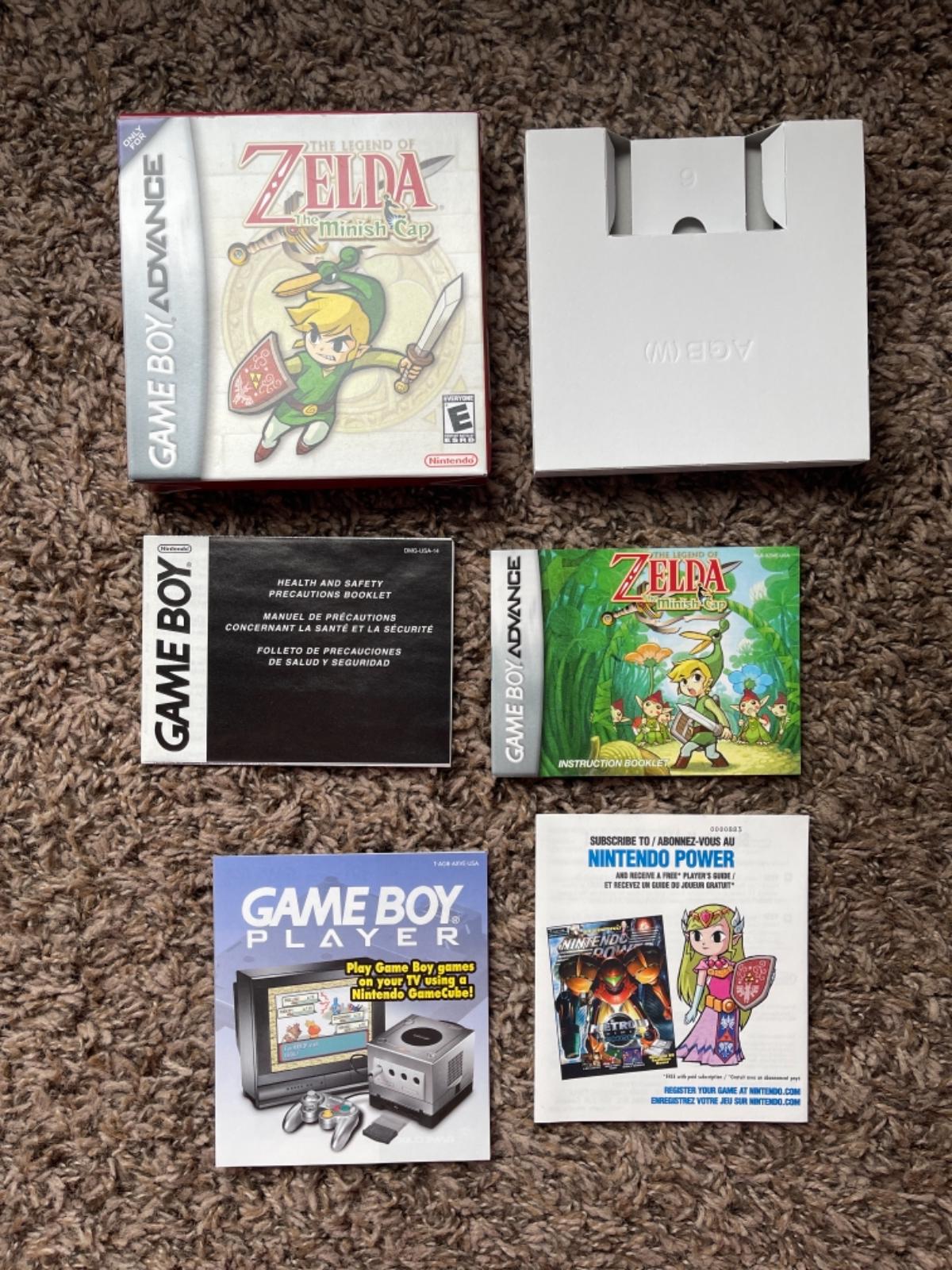 Zelda Minish Cap | Box and Manual only | GameBoy Advance