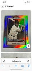 Willie Mays #12 Baseball Cards 2023 Panini Prizm The Old Ball Game Prices