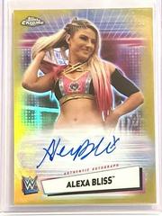 Alexa Bliss [Gold Refractor] #A-AB Wrestling Cards 2021 Topps Chrome WWE Autographs Prices