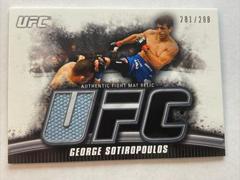 George Sotiropoulos Ufc Cards 2010 Topps UFC Knockout Fight Mat Relic Prices