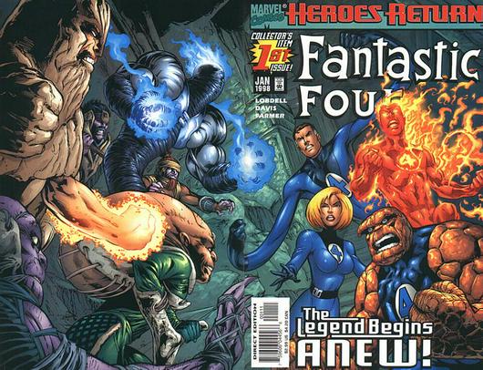 Fantastic Four #1 (1998) Cover Art