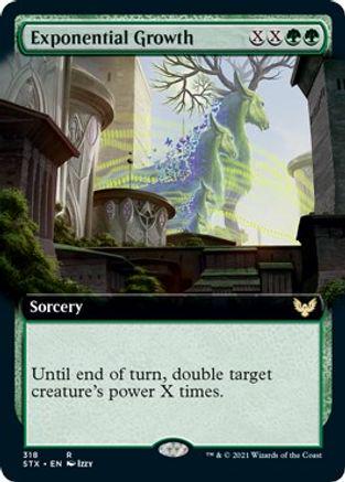 Exponential Growth [Extended Art] Magic Strixhaven School of Mages