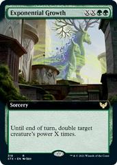 Exponential Growth [Extended Art] Magic Strixhaven School of Mages Prices