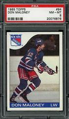 Don Maloney Hockey Cards 1985 Topps Prices