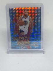 Stephen Curry [Reactive Blue] #12 Basketball Cards 2022 Panini Mosaic Thunder Road Prices