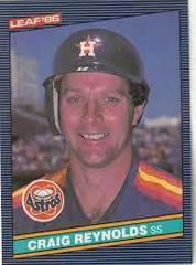 Craig Reynolds #107 Baseball Cards 1986 Leaf Prices