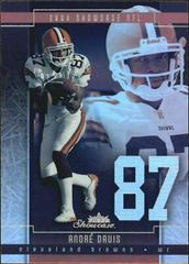 Andre Davis #6 Football Cards 2004 Fleer Showcase Prices