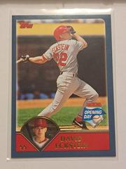 David Eckstein #96 Baseball Cards 2003 Topps Opening Day Prices