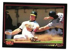 Awesome Action #68 Baseball Cards 1993 Panini Donruss Triple Play Prices