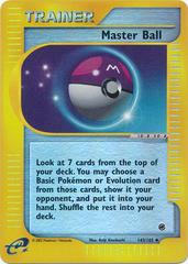 Master Ball [Reverse Holo] #143 Prices | Pokemon Expedition