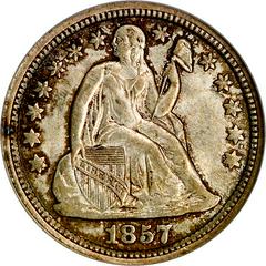1857 Coins Seated Liberty Dime Prices