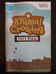 Manual | Animal Crossing City Folk Wii